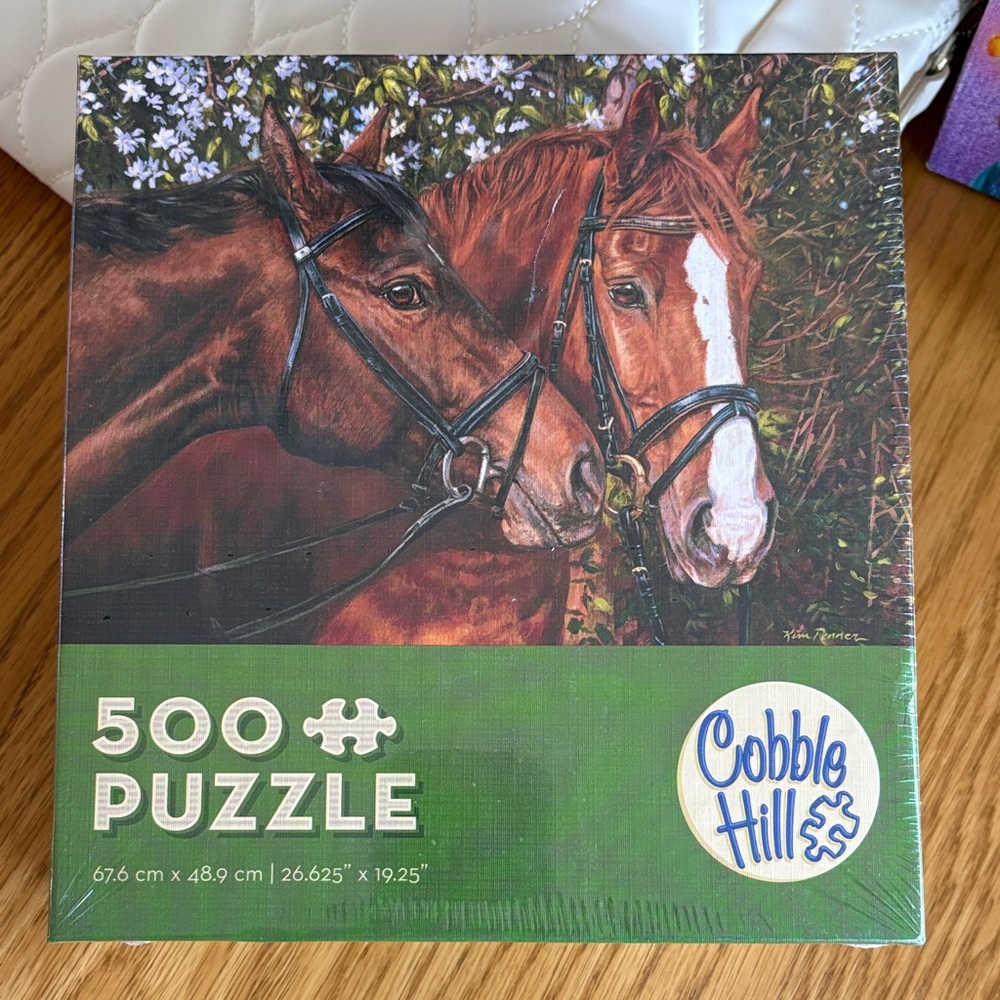 Cobb Hill by New Balance Horses Jigsaw Puzzle - Brown